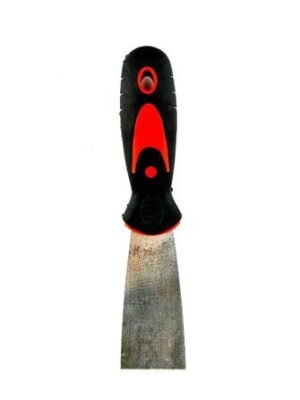 PUTTY KNIFE WITH PLASTIC HANDLE SHINO 1.5IN BLACKRED