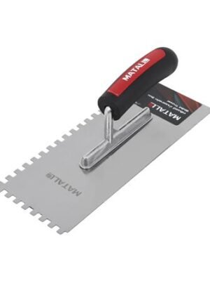 NOTCHED TROWEL WITH PLASTIC HANDLE MATALL 6MM