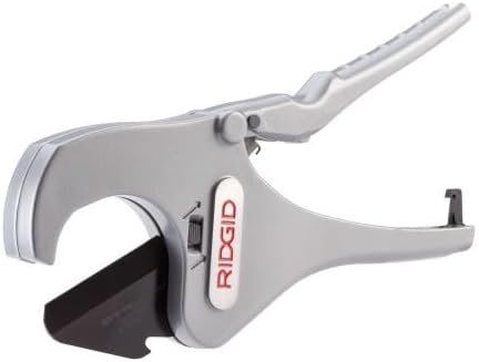 RIDGID 30088 RC2375 Aluminum 2 Ratchet Action Pipe and Tubing Cutter for Plastic and Multilayer Tubing 18 to 238 O.D. Capacity Small