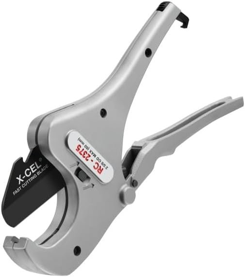 RIDGID 30088 RC2375 Aluminum 2 Ratchet Action Pipe and Tubing Cutter for Plastic and Multilayer Tubing 18 to 238 O.D. Capacity Small