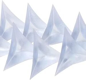 100Pcs Transparent Corner Dust Guards Reusable Drawer Corner Sticker PVC ThreeDimensional Design Tool Sets Hand Tools and Home Improvement