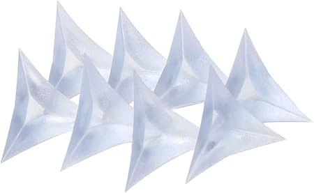 100Pcs Transparent Corner Dust Guards Reusable Drawer Corner Sticker PVC ThreeDimensional Design Tool Sets Hand Tools and Home Improvement