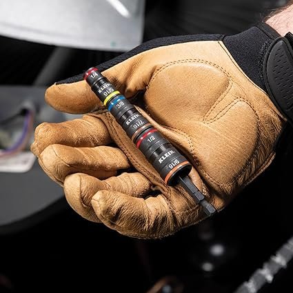 61TsLA9CZDL._AC_SX425_.jpg Klein Tools 32933 Klein Tools 32933 Impact Driver SAE 7in1 Impact Rated Socket Set 3 Flip Sockets with 6 Hex Driver Sizes and 14Inch Bit Holder 5Inch Shaft