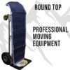 BoxerTool Quilted Hand Truck Cover 52 cm x 17 cm Round Top Appliance Dolly Cover Moving Pad Woven CottonPolyester Hand Truck Pad Quilted Furniture Pad for Moving