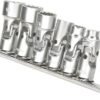 Genius Tools 6 Piece 14 Drive SAE Universal Hand Socket Set (12Point) CRV Steel US206S