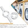 Blutoget TB123A Washer Spanner Wrench Replacement for GE Whirlpool Washing machine 11116 cm tub nut wrench Replaces TB123A TB123B ERTB123A AP6832671 AP4503397