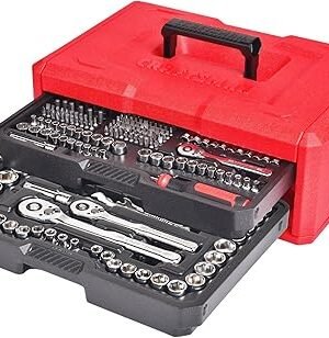 CRAFTSMAN Mechanics Tool Set 256Piece Hand Tool and Socket Set with 2Drawer Tool Box (CMMT45256)